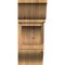 Ekena Millwork Imperial Traditional Smooth Bracket w/ Offset Brace, Western Red Cedar, 7 1/2"W x 18"D x 18"H BKT0806X18X18IMP01SWR - alternate 4